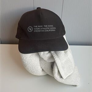 Vuori Performance Running Hat | Black Perforated Athletic Cap | Encinitas CA